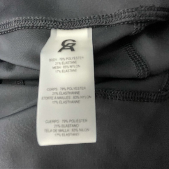 GOOD AMERICAN NWT BONDED MESH CURVE LEGGINGS METAL - Picture 7 of 7